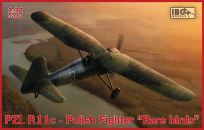 Пластикова модель IBG літак PZL P.11c - Polish Fighter "Rare Birds" (5907747901711)