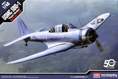 Пластикова модель Academy Hobby Models USN SBD-1 Pearl Harbour (8809258920687)