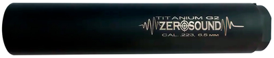 Глушитель Zero Sound TITANium G2 кал. 223 Rem - 6,5 Creedmoor. Резьба 1/2"-20 UNF