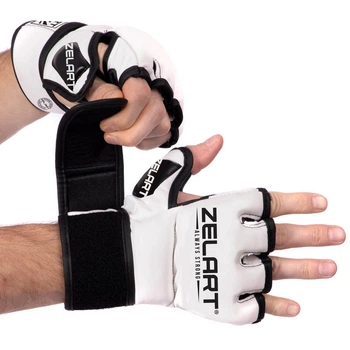 ミュージシャン CC 20th Anniversary BIG BEA / RUKI Рукавички для змішаних єдиноборств MMA Zelart BO-5699 XS білий