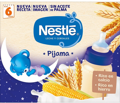 Kaszka wieloziarnista dla dzieci Nestle Nestl Milk Porridge With 8 Cereals 2x250 ml (7613031274260)
