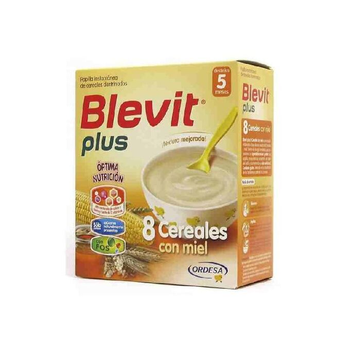 Kaszka wieloziarnista dla dzieci Ordesa Blevit Instant Porridge 8 Cereals With Honey 200 g (8426594089931)