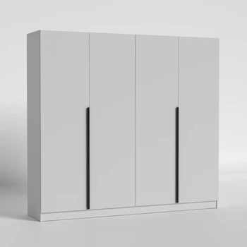 Шкаф Matro (Luxe Studio) Urban 2400 четырехдверный Белое дерево (24232273)