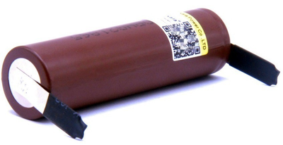 Высокотоковый Аккумулятор LiitoKala HG2-N 18650 3000mAh 15A (20A) Li-Ion с контактами для пайки Lii-HG2-N