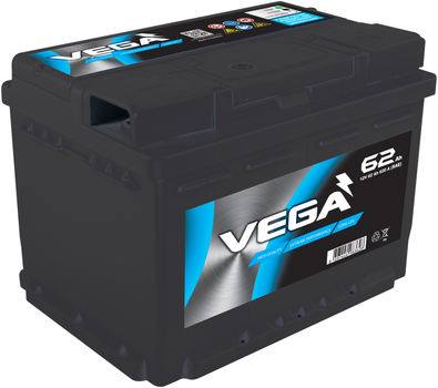 Акумулятор VEGA Black 62 А/год 600 A L+ (+/-) (VL206011B13)