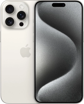 Smartfon Apple iPhone 15 Pro Max 256GB White Titanium (MU783)