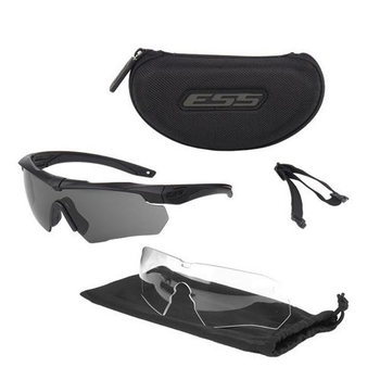 Окуляри захисні серії ESS Crossbow 2LS Kit Black