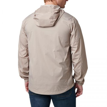 Куртка тактична демісезонна 5.11 Tactical Packable Windbreaker Jacket Badlands Tan L