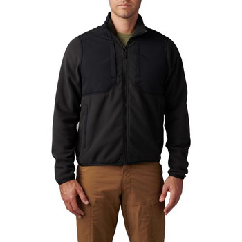 Куртка флісова 5.11 Tactical Mesos Tech Fleece Jacket Black L