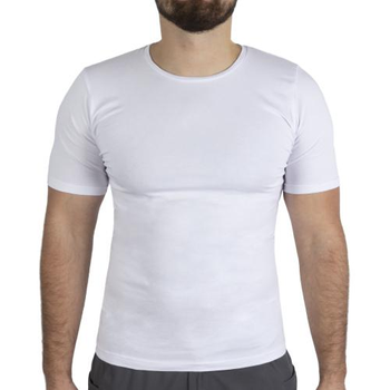Футболка однотонна Sturm Mil-Tec Top Gun T-Shirt Slim Fit (2 шт у комплекті) White S