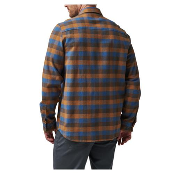 Сорочка тактична 5.11 Tactical Lester Long Sleeve Shirt Cobalt Blue Plaid 2XL