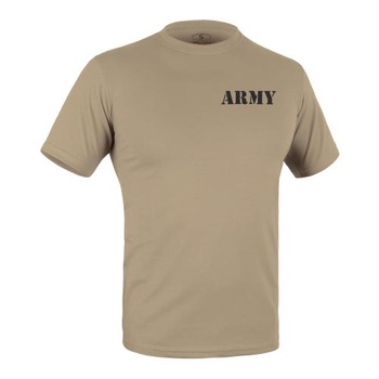 Футболка з малюнком ARMY Logo Tan #499 2XL