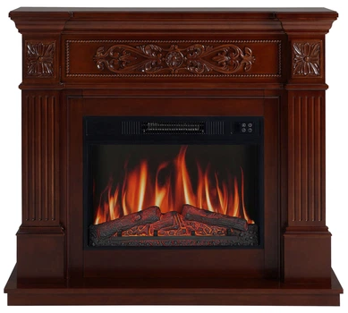 Каминокомплект ArtiFlame Toscana с эффектом пламени, обогревом и звуком горения огня Russet