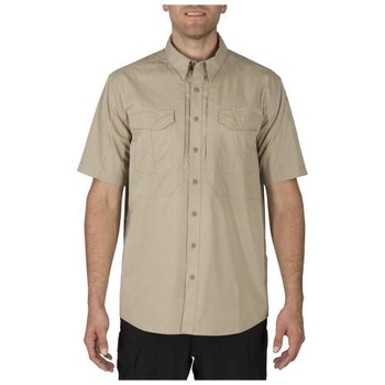 Сорочка тактична з коротким рукавом 5.11 Stryke Shirt - Short Sleeve Khaki M