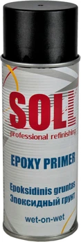 Грунт-спрей эпоксидный (SOLL) Epoxy Primer 1K Черный 400мл. S700029B