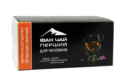Чай ферментированный Карпатчай "Первый для мужчин" черный 20 пакетиков 30 г (CT-005)