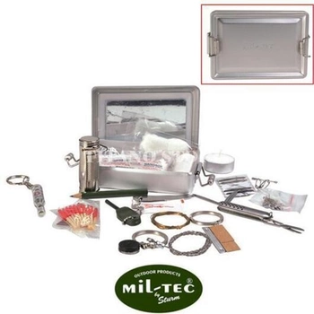 Набір для виживання тактичний Mil-Tec SURVIVAL KIT ALU BOX (16027100)