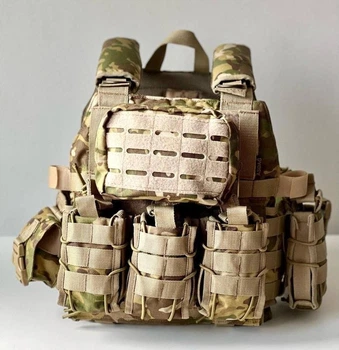 Плитоноска мультикам +7 підсумок Cordura Asdag