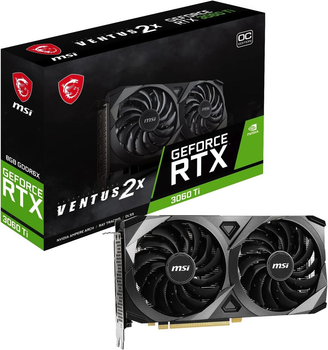 Відеокарта MSI PCI-E GeForce RTX3060 Ti LHR 8GB DDR6X (RTX 3060 Ti VENTUS 2X 8GD6X OC)