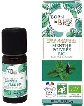 Органическое эфирное масло Born to Bio Мята перечная 10 мл (3760172444312)