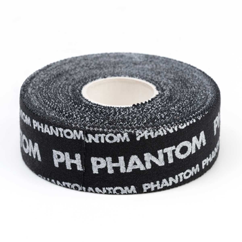 Тейп спортивний преміальний для єдиноборств і фітнесу Phantom Sport Tape Black (2,5cmx13,7m) (OPT-3901)