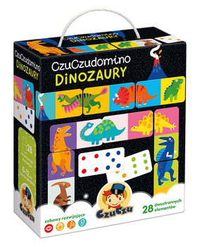 Gra planszowa Bright Junior Media Domino CzuCzudomino Dinozaury (5902983491620)