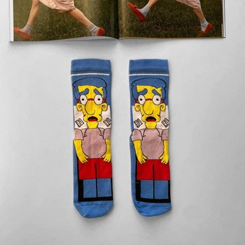 Носки Unisex SuperSox Симпсоны Милгаус ван Гутен, Синие 36-44р.