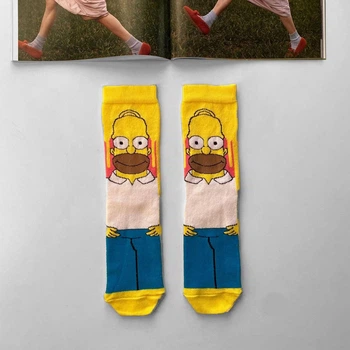 Носки Unisex SuperSox Гомер Симпсон, Желтые 36-44р.
