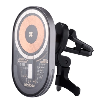 Холдер McDodo Prism Series Magnetic Wireless Charger Car Mount CH-2340 Dark Grey