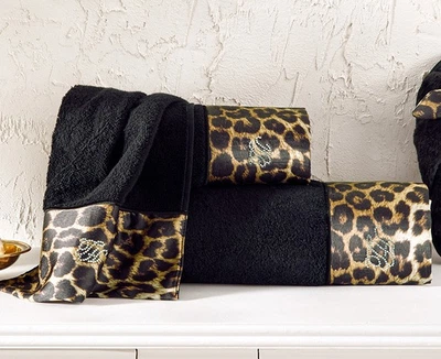 Набір рушників Tivolyo Home Leopard siyah 50*100; 75*150