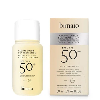 Сонцезахисний крем Bimaio Global Color Sun Protection SPF 50+ 50 мл (8436044674136)