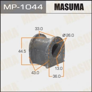 Втулки стабилизатора MASUMA MP1044 Suzuki Grand Vitara 4241265J00, 4241265J01, 4241265J02