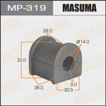 Втулки стабилизатора MASUMA MP319 Toyota Corolla 4881812160, 4881812150, 4881820070