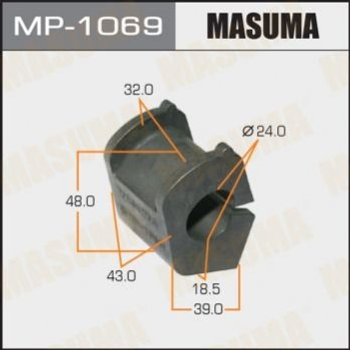 Втулки стабилизатора MASUMA MP1069 Toyota Yaris, Verso 4881552140, 4881552090, 488150D100