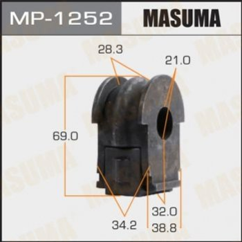 Втулки стабилизатора MASUMA MP1252 Nissan Qashqai 546134EA0B