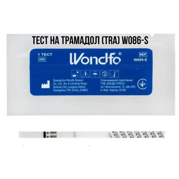 Тест на трамадол (TRA) WONDFO W086-S, 1 шт