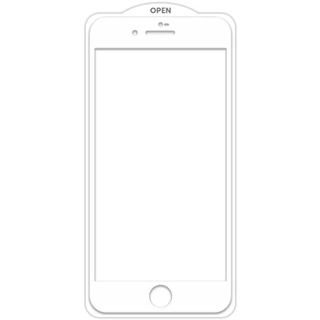 Захисне скло SKLO 5D (тех.пак) для Apple Айфон 7 plus /Айфон 8 plus діагональ 5.5, повноекранне скло з повним проклеюванням, захистом від подряпин, сколів та ударів