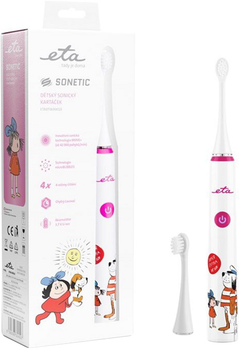Електрична зубна щітка ETA Sonetic Kids 070690010 рожева (ETA070690010)