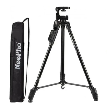 Трипод штатив профессиональный с пультом для камеры смартфона NeePho Tripod NP-8810 1500 мм Black/Черный