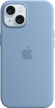Панель Apple MagSafe Silicone Case для Apple iPhone 15 Winter Blue (MT0Y3)