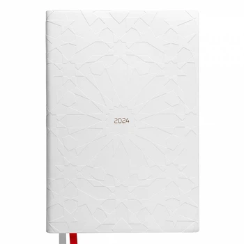 Щоденник Leo Planner А5 датований 2024 Saga білий (252454)