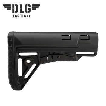 Приклад универсальный DLG Tactical 129 TBS Sharp Mil Spec Черный