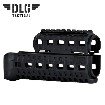 Цівка на АК 47/74 DLG Tactical 133 полімерна з планкою Пікатінні Picatinny та кріпленням M-Lok