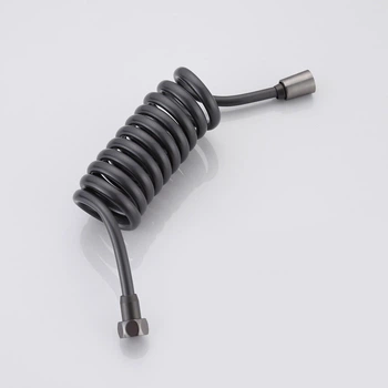 Спиральный шланг для гигиенического душа DISFACT PU-CU 2m Pro (Графит)