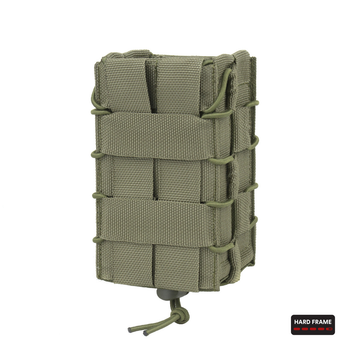 Підсумок для магазинів АК подвійний (відкритий) Dozen AK Pouch 2 Magazines Fast Access "Khaki"