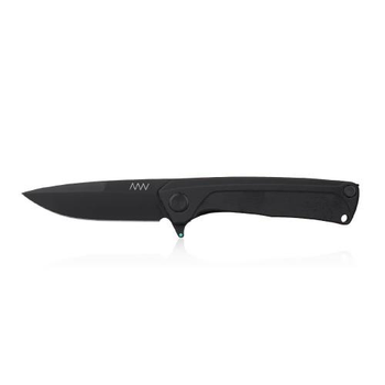 Нож складной ANV Knives Z100 DLC, Liner lock, G10, Plain Edge ANVZ100-021 Черный (2000980604531)