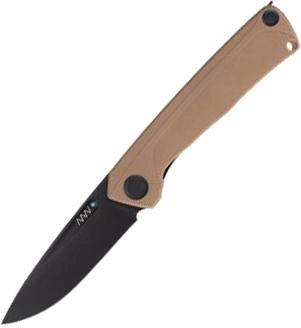 Нож складной ANV Knives Z200 DLC, Liner lock, G10, Plain Edge ANVZ200-020 Койот (2000980604630)