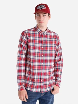 Сорочка бавовняна чоловіча Colin's CL1064995RED L Red (8683197784506)