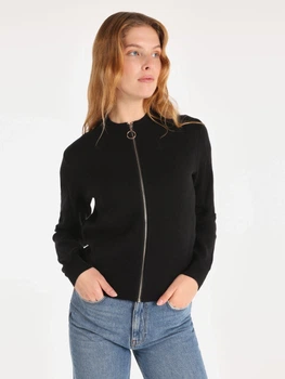 Кардиган в'язаний жіночий Colin's CL1065269BLK XS Black (8683197802361)