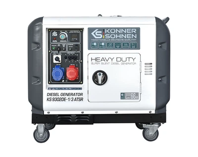 Генератор дизельный Konner&Sohnen KS 9302DE-1/3 ATSR